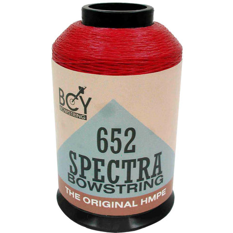 BCY 652 Spectra Bowstring Material Red 1/4 lb.