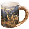 Wild Wings Sculpted Mug Last Glance Mule Deer
