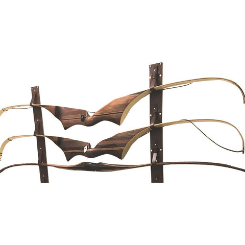 Leather Recurve Rack 3 Bow