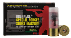 Brenneke SL122SFM Special Forces 12 Gauge 2.75" 1-1/4 oz Slug Shot 5 Bx/ 40 Cs