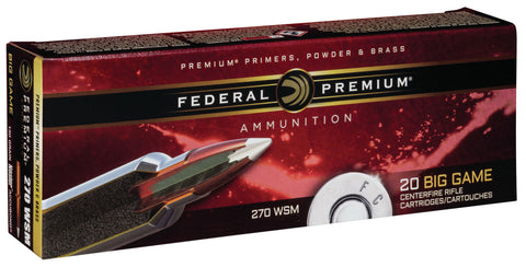 Federal P270WSMETLR1 Edge TLR 270 Winchester Short Magnum (WSM) 140 GR Terminal Long Range (TLR) 20 Bx/ 10 Cs