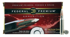 Federal P708A1 Vital-Shok 7mm-08 Remington 140 GR Nosler AccuBond 20 Bx/ 10 Cs