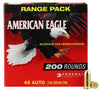 Federal AE45A2000 American Eagle 45 Automatic Colt Pistol (ACP) 230 GR Full Metal Jacket 200 Bx/ 5 Cs - 200 Rounds - Federal - View 1