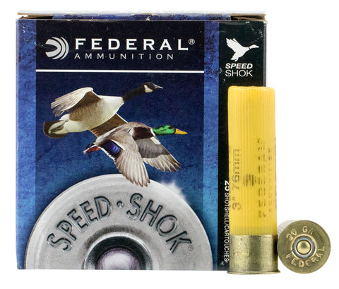 Federal WF2091 Speed-Shok Waterfowl 20 Gauge 3" 7/8 oz 1 Shot 25 Bx/ 10 Cs