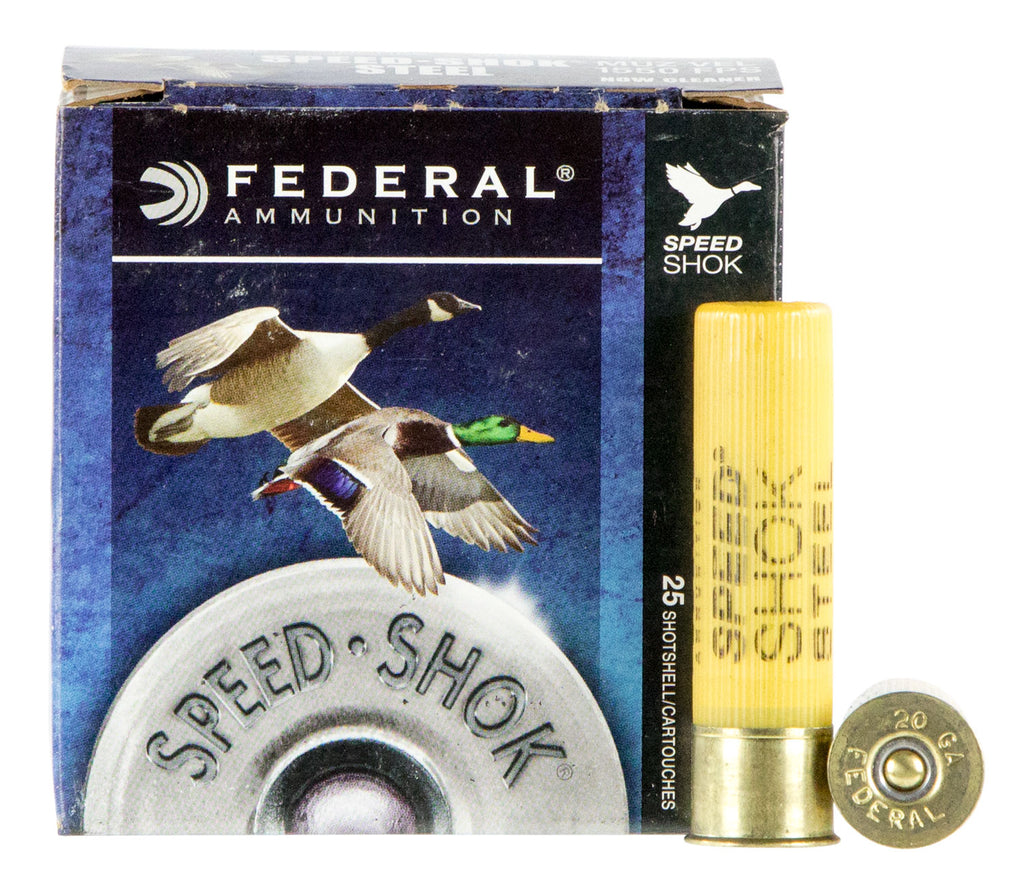 Federal WF2092 Speed-Shok Waterfowl 20 Gauge 3" 7/8 oz 2 Shot 25 Bx/ 10 Cs