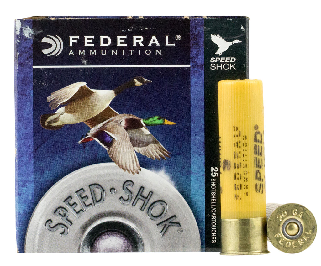Federal WF2093 Speed-Shok Waterfowl 20 Gauge 3" 7/8 oz 3 Shot 25 Bx/ 10 Cs