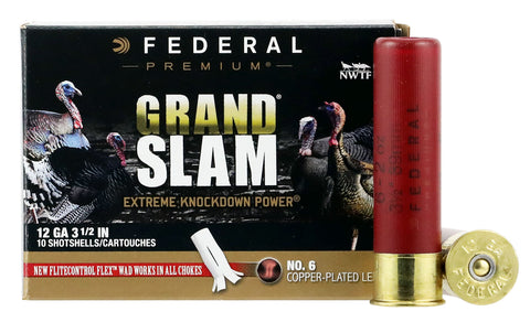Federal PFCX139F6 Grand Slam Turkey 12 Gauge 3.5" 2 oz 6 Shot 10 Bx/ 5