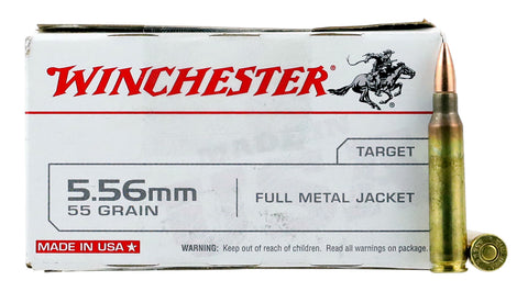 Winchester Ammo Q3131L Best Value 223 Remington/5.56 NATO 55 GR Full Metal Jacket 20 Bx/ 25 Cs