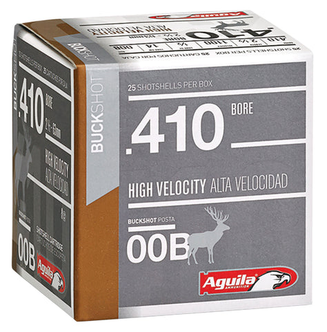 Aguila 1CHB4139 Hunting High Velocity 410 Gauge 2.5" 1/2 oz 9 Shot 25 Bx/ 20