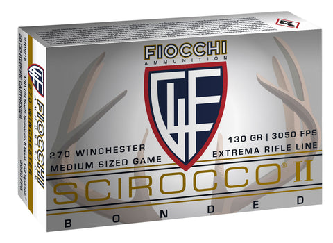 Fiocchi 270SCA Extrema Hunting 270 Winchester 130 GR Spitzer Boat Tail 20 Bx/ 10 Cs