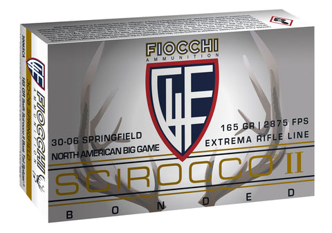 Fiocchi A3006SCA Extrema 30-06 Springfield 165 GR Spitzer Boat Tail 20 Bx/ 10 Cs