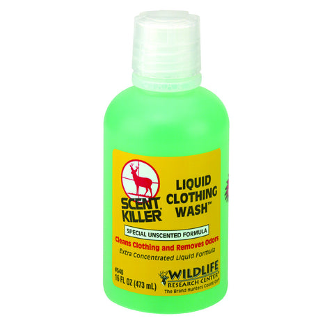 Wildlife Research Scent Killer Liquid Clothing Wash 18 oz.