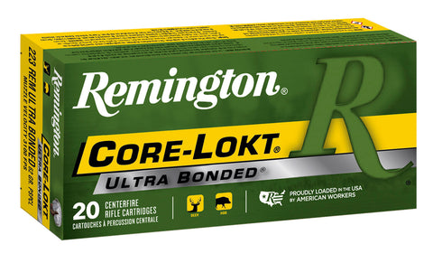 Remington Ammunition R223R8 Core-Lokt Ultra Bonded 223 Remington/5.56 NATO 62 GR Pointed Soft Point 20 Bx/ 10 Cs