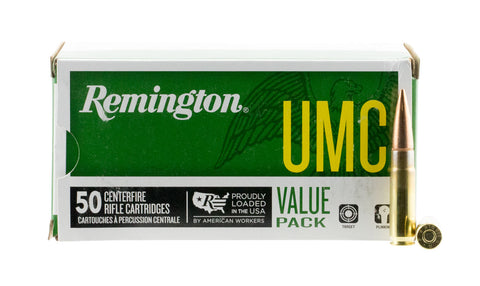 Remington Ammunition L300AAC4V UMC Value Pack 300 AAC Blackout/Whisper (7.62x35mm) 220 GR Open Tip Flat Base 50 Bx/ 8 Cs
