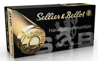 Sellier  Bellot SB10B Training  Practice Pistol  Revolver Cartridges 10mm Automatic 180 GR Jacketed Hollow Point 50 Bx/ 20 Cs