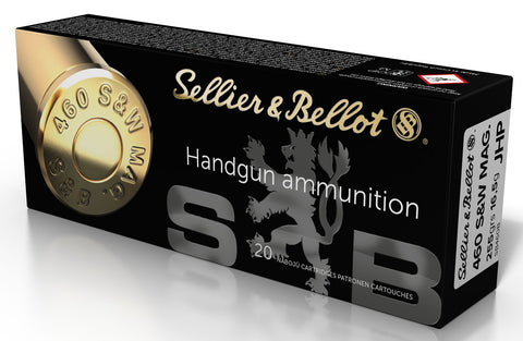 Magtech SB460B Defense Pistol and Revolver Cartridges 
460 Smith & Wesson Magnum 255 GR Jacketed Hollow Point 20 Bx/ 12 Cs