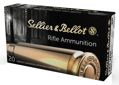 Sellier & Bellot SB308SUBA Rifle Subsonic 308 Winchester (7.62 NATO) 200 GR Hollow Point Boat Tail 20 Bx/30 Cs