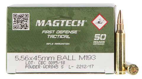 Magtech 556A Rifle  5.56 NATO 55 GR Full Metal Jacket 50 Bx/ 20 Cs