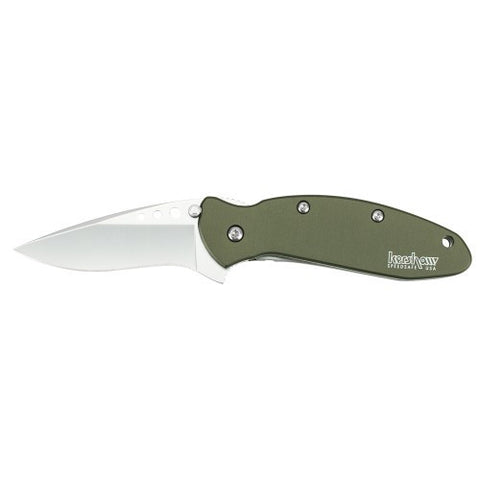 Kershaw Scallion Aluminum Olive Drab Knife 1620OL