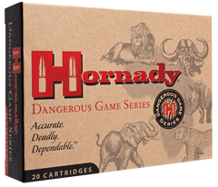 Hornady 82682 Dangerous Game 500-416 Nitro Express 400 GR Dangerous Game Solid 20 Bx/ 6 Cs