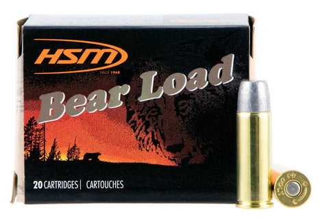 HSM 45C7N20 Bear Load  45 Colt (LC) 325 GR Wide Flat Nose 20 Bx/ 20 Cs