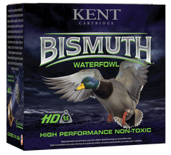 Kent Cartridge B123W404 Bismuth High Performance Waterfowl 12 Gauge 3" 1-3/8 oz 4 Shot 25 Bx/ 250 Cs