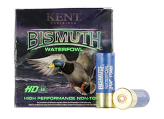 Kent Cartridge B12W364 Bismuth High Performance Waterfowl 12 Gauge 2.75" 1-1/4 oz 4 Shot 25 Bx/ 250 Cs