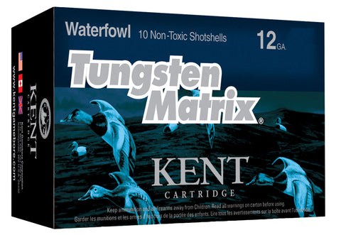 Kent Cartridge C123NT425 Tungsten Matrix Waterfowl 12 Gauge 3" 1-1/2 oz 5 Shot - 10 Rounds