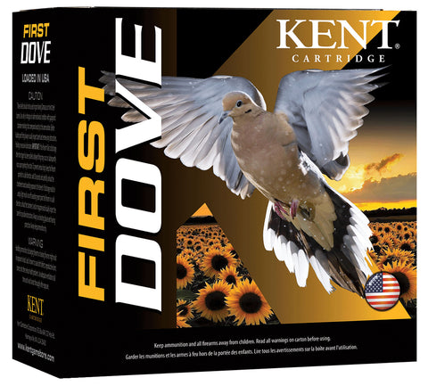 Kent Cartridge K12D2875 First Dove 12 Gauge 2.75" 1 oz 7.5 Shot 25 Bx/ 10 Cs
