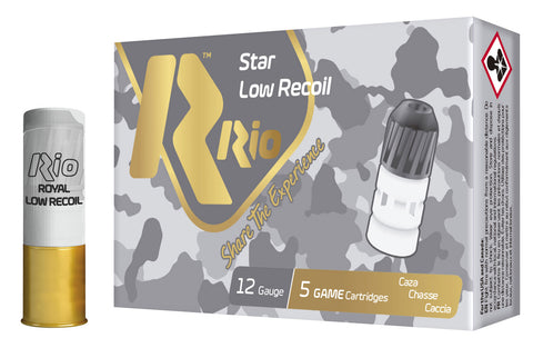 RIO AMMUNITION RSL12 Royal Star  12 Gauge 2.75" Slug 1 oz Star Shot 5 Bx/ 50 Cs