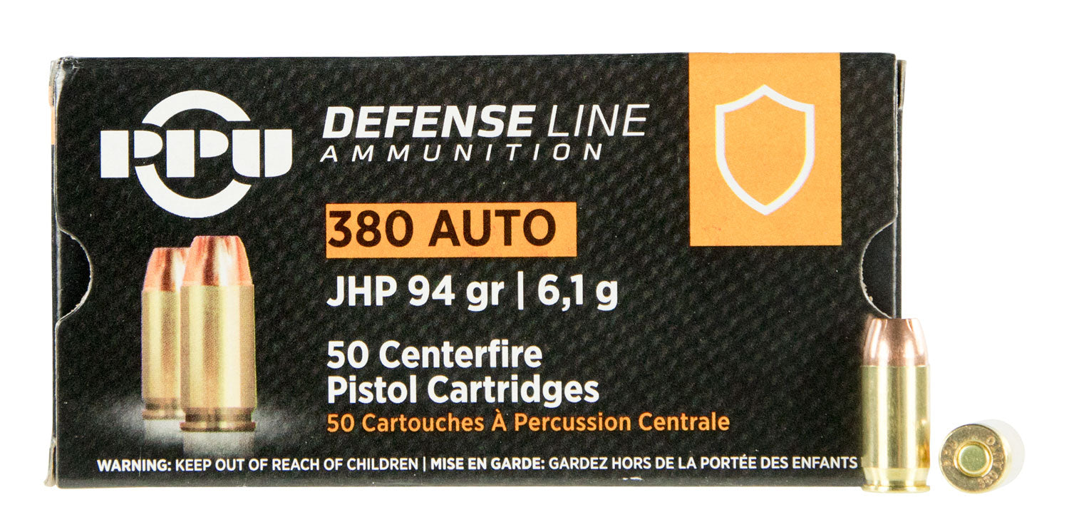 PPU Defense Automatic Colt ACP JHP Ammo