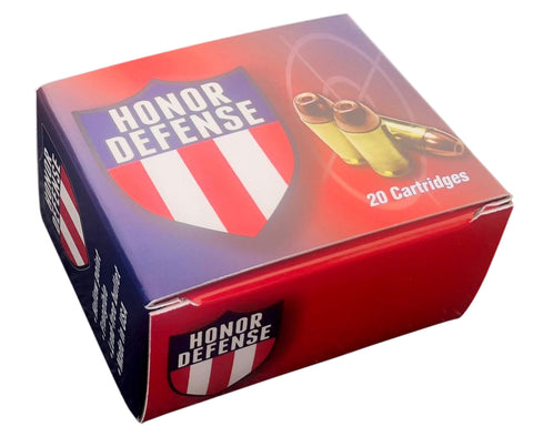 Honor Defense HD40SW   
40 Smith & Wesson 125 GR Hollow Point Frangible 20 Bx/ 25 Cs