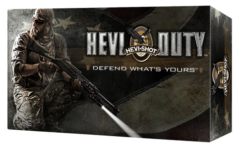 Hevishot 91425 Hevi-Duty  
12 Gauge 2.75" 30 Pellets 4 Buck Shot 25 Bx/ 10 Cs