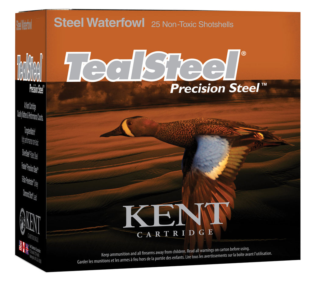 Kent Cartridge KTS123366 Teal Steel 12 Gauge 3" 1-1/4 oz 6 Shot 25 Bx/ 10 Cs