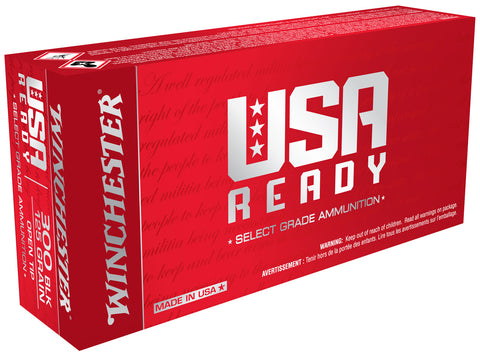 Winchester Ammo RED300 USA Ready  
300 Blackout 125 GR 20 Bx/ 10 Cs