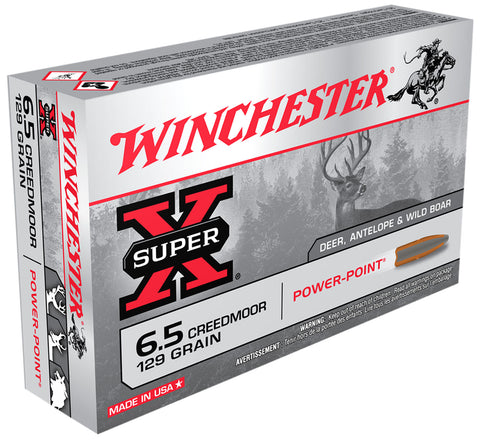Winchester Ammo X651 Super X Centerfire Rifle 
6.5 Creedmoor 129 GR 20 Bx/ 10 Cs