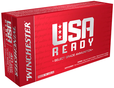 Winchester Ammo RED40 USA Ready USA 
40 Smith & Wesson 165 GR Full Metal Jacket 10 Cs