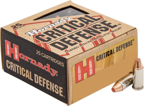 Hornady 90061 Critical Defense 327 Federal Mag 80 gr Flex Tip eXpanding 25 Bx/ 10 Cs