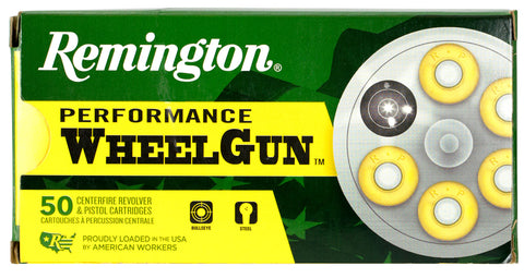 Remington Ammunition RPW38S5 Performance WheelGun  
38 Special 158 GR Lead Round Nose 50 Bx/ 10 Cs