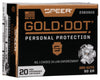 Speer Ammo 23606GD Gold Dot Personal Protection 
380 Automatic Colt Pistol (ACP) 90 GR Hollow Point 20 Bx/ 10 Cs - CCI - View 1