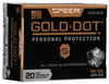Speer Ammo 23918GD Gold Dot Personal Protection 
357 Sig 125 GR Hollow Point 20 Bx/ 10 Cs - CCI - View 1