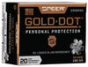 Speer Ammo 23962GD Gold Dot Personal Protection 
40 Smith & Wesson 180 GR Hollow Point 20 Bx/ 10 Cs - CCI - View 1
