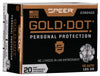 Speer Ammo 23964GD Gold Dot Personal Protection 
45 Automatic Colt Pistol (ACP) 185 GR Hollow Point 20 Bx/ 10 Cs - CCI - View 1