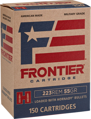 Frontier Cartridge FR1215 Frontier  
223 Remington 55 GR Spire Point 150 Bx/ 8 Cs - 150 Rounds