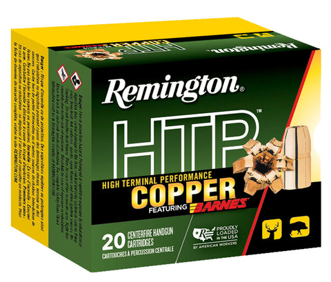 Remington Ammunition  HTP Copper  
10mm Automatic 155 GR Barnes XPB 20 Bx/ 10 Cs