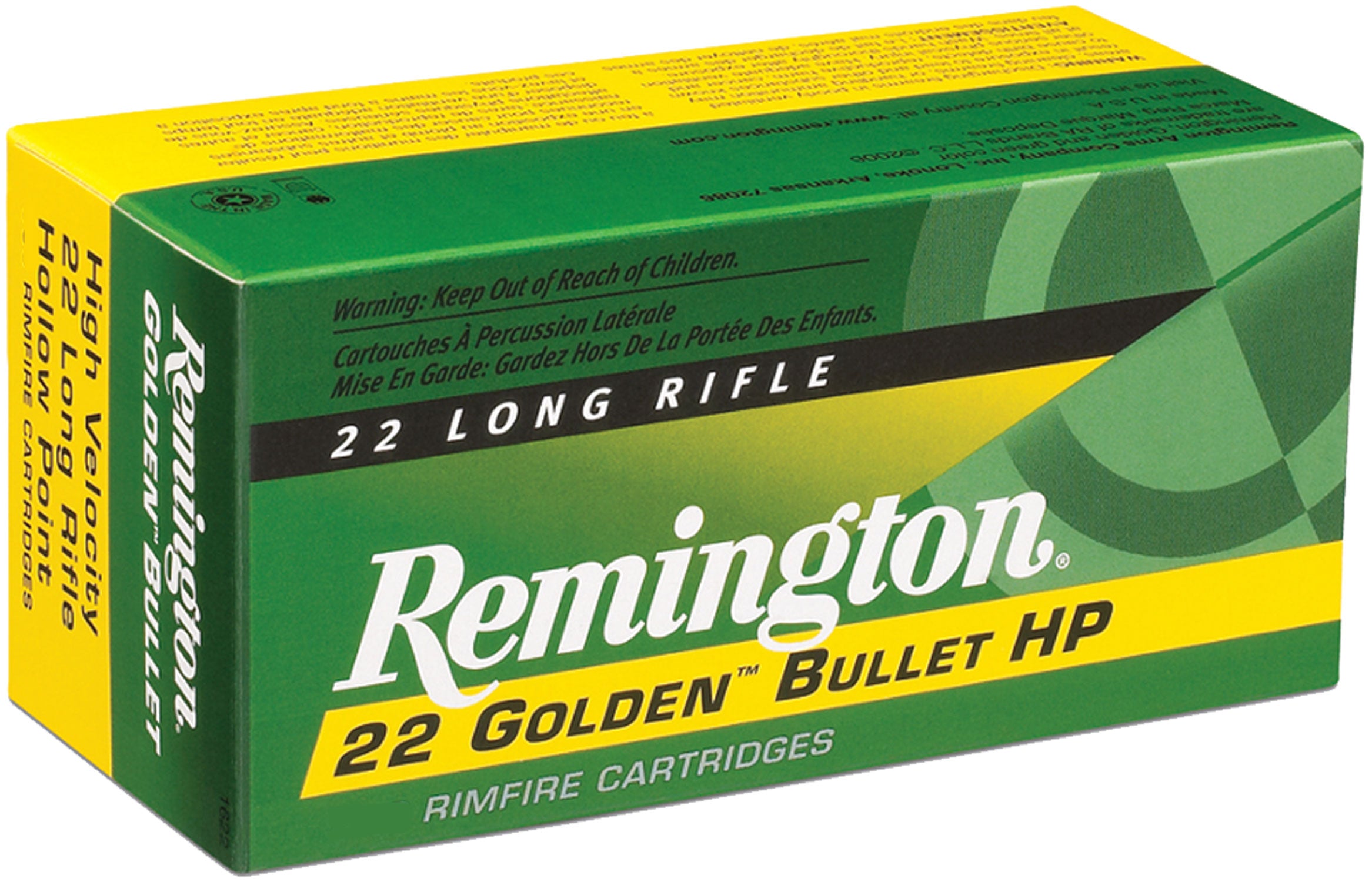 Remington Golden High Velocity Plated HP Ammo