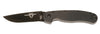 Ontario Knife Co RAT Folding Knife Black Plain Edge