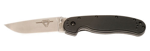 Ontario Knife Co RAT Folding Knife Satin Plain Edge