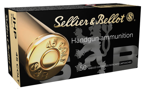 Sellier & Bellot SB45F Handgun  45 Colt (LC) 230 gr Jacketed Hollow Point (JHP) 50 Bx/ 12 Cs