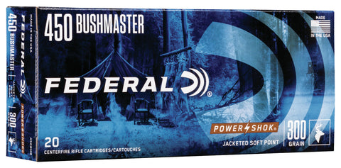 Federal 450MDT1 Non-Typical  450 Bushmaster 300 gr Non-Typical Soft Point (SP) 20 Bx/ 10 Cs